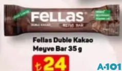 FELLAS DUBLE KAKAO MEYVE BAR 35 G